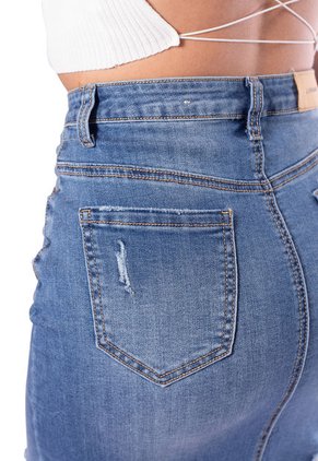Falda Jean Para Mujer
