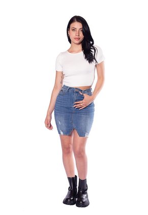 Falda Jean Para Mujer