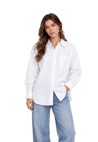 Camisa Popelin Blanco DREAMER