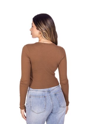 BLUSA MANGA LARGA BÁSICA