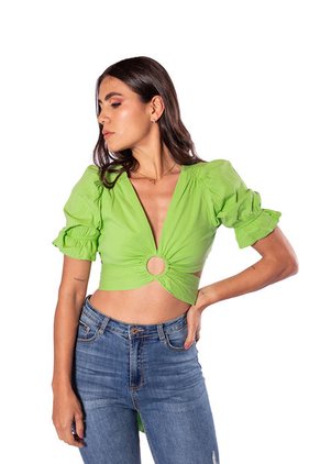Blusa De Amarre En Espalda Para Mujer