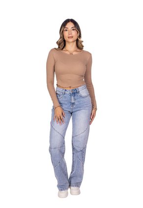 BLUSA MANGA LARGA BÁSICA