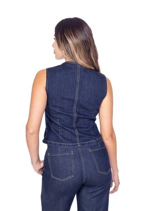 CHALECO DAMA DENIM