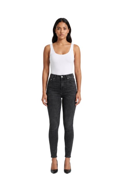 Jean Mujer Skinny Tiro Alto