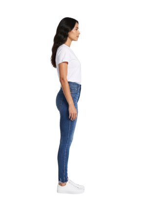 Jean Mujer Skinny Tiro Alto