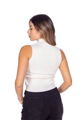BLUSA CUELLO ALTO PARA DAMA