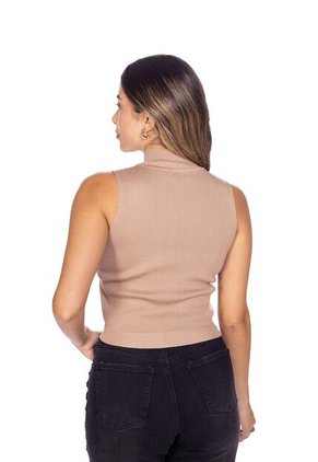 BLUSA CUELLO ALTO PARA DAMA