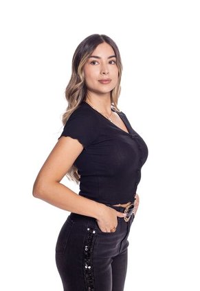 BLUSA CON BOTONES PARA DAMA