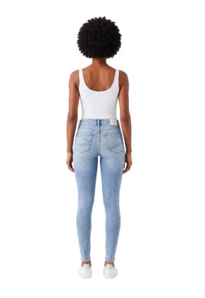 Jean Mujer Skinny Tiro Alto