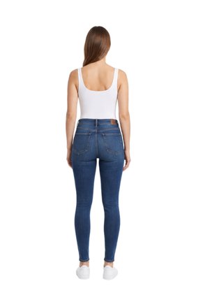 Jean Mujer Skinny Tiro Alto