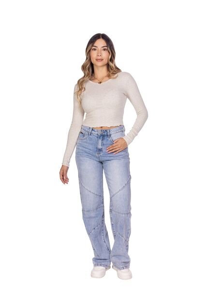 BLUSA MANGA LARGA BÁSICA