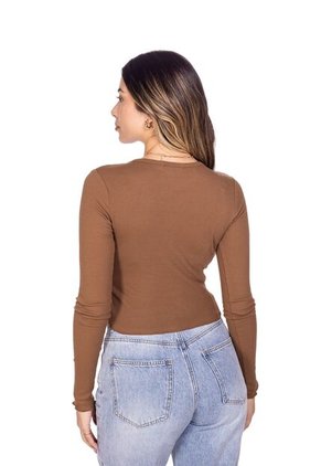 BLUSA MANGA LARGA BÁSICA