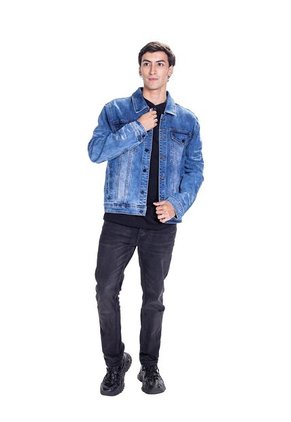 CHAQUETA EN JEAN PARA HOMBRE