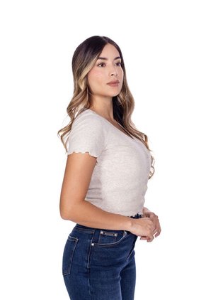 BLUSA CON BOTONES PARA DAMA