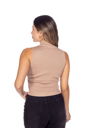 BLUSA CUELLO ALTO PARA DAMA