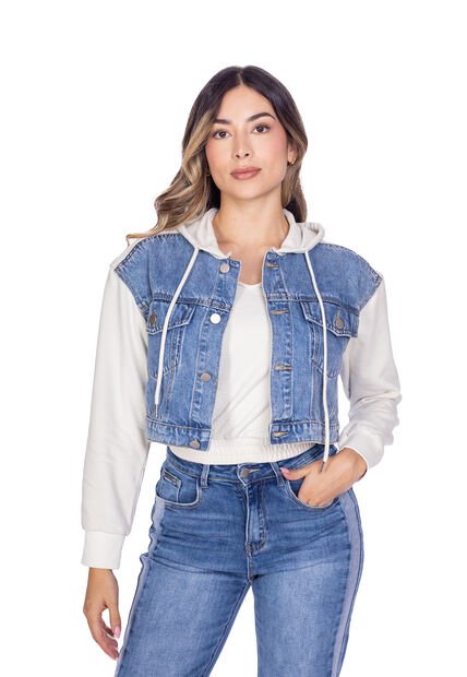 Chaqueta Denim Para Mujer