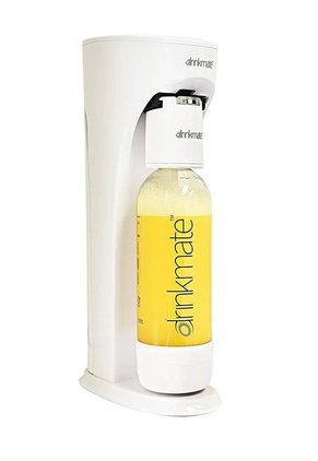 MÁQUINA PARA HACER AGUA CON GAS Y GASEOSA DRINKAMTE BLANCA