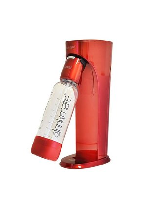 MÁQUINA PARA HACER AGUA CON GAS Y GASEOSA DRINKAMTE ROJO