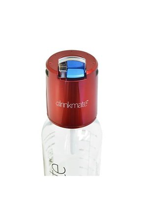 MÁQUINA PARA HACER AGUA CON GAS Y GASEOSA DRINKAMTE ROJO