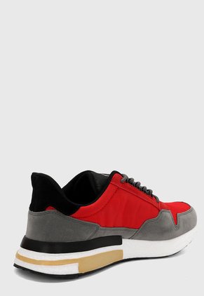 Tenis Lifestyle Rojo-Gris-Blanco DUCATI