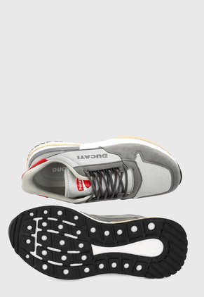 Tenis Lifestyle Gris-Blanco DUCATI