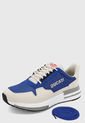 Tenis Lifestyle Beige-Azul-Blanco DUCATI de Ducati