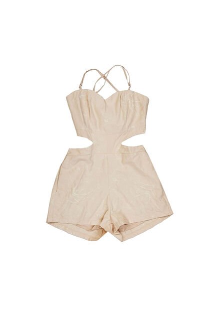 VESTIDO DYABOO MUJER DF12063 BEIGE Talla M