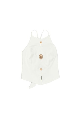 BLUSA DYABOO MUJER DF01B22 CRUDO Talla S DYABOO