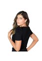 BLUSA DYABOO MUJER 1102017 NEGRO Talla L de DYABOO