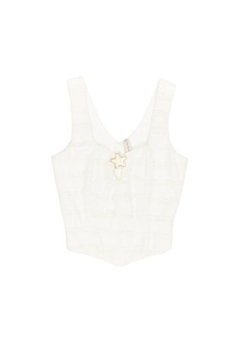 BLUSA DYABOO MUJER DF01A83 CRUDO Talla S DYABOO