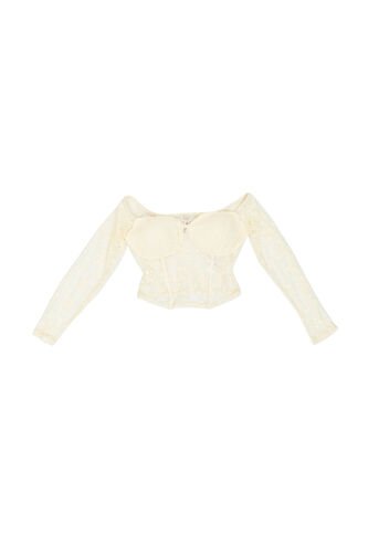BLUSA DYABOO MUJER DF01A95 MANTEQUILLA Talla L DYABOO