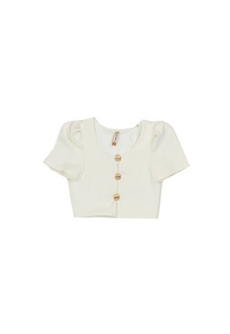 BLUSA DYABOO MUJER DF01958 CRUDO Talla L DYABOO