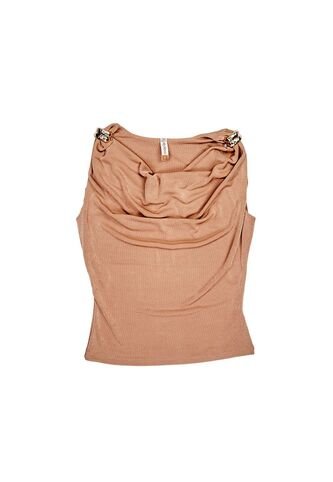 BLUSA DYABOO MUJER DF02418 CAMEL Talla M DYABOO