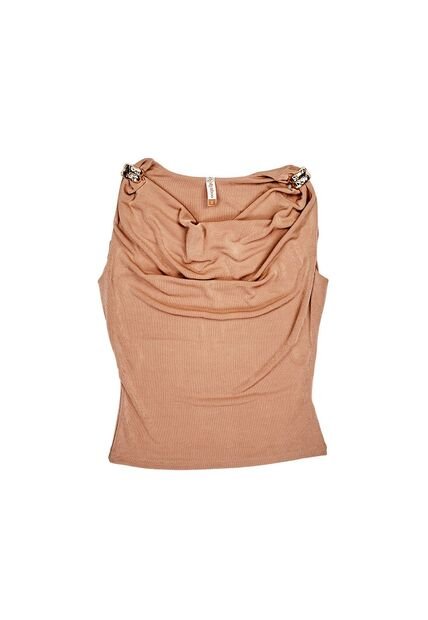 BLUSA DYABOO MUJER DF02418 CAMEL Talla M