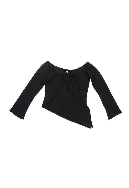 BLUSA DYABOO MUJER DF02444 NEGRO Talla XL