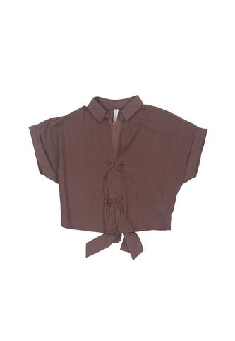 BLUSA DYABOO MUJER DF01A34 CAFÉ Talla L DYABOO