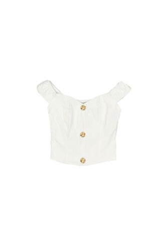 BLUSA DYABOO MUJER DF01986 CRUDO Talla S DYABOO