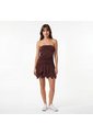 VESTIDO DYABOO MUJER DF09183 CAFÉ Talla S de DYABOO