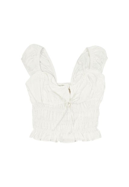 BLUSA DYABOO MUJER DF01578 CRUDO Talla S
