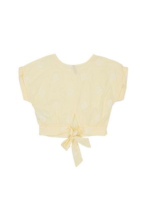 BLUSA DYABOO MUJER DF02521 AMARILLO CLARO Talla L