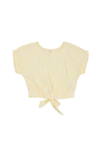 BLUSA DYABOO MUJER DF02521 AMARILLO CLARO Talla M DYABOO