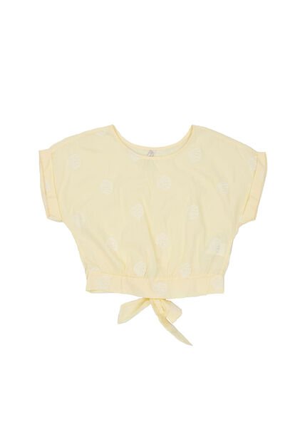 BLUSA DYABOO MUJER DF02521 AMARILLO CLARO Talla M