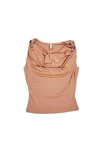 BLUSA DYABOO MUJER DF02418 CAMEL Talla S DYABOO