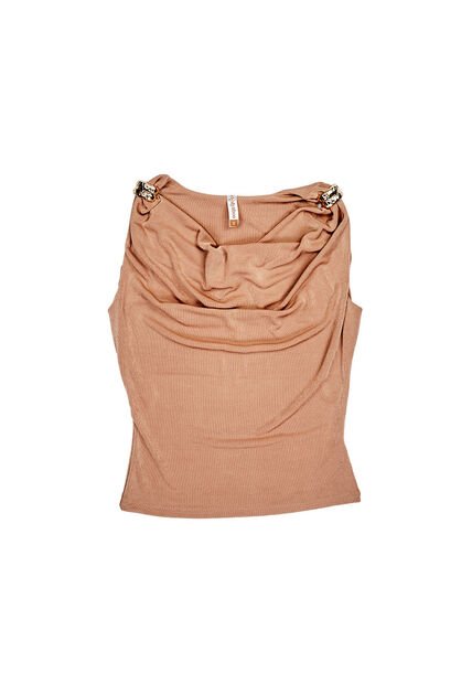 BLUSA DYABOO MUJER DF02418 CAMEL Talla S
