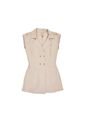 VESTIDO DYABOO MUJER DF12059 BEIGE Talla S de DYABOO