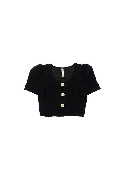 BLUSA DYABOO MUJER DF01958 NEGRO Talla S