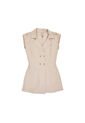 VESTIDO DYABOO MUJER DF12059 BEIGE Talla L de DYABOO
