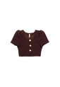 BLUSA DYABOO MUJER DF01958 CAFÉ Talla S de DYABOO