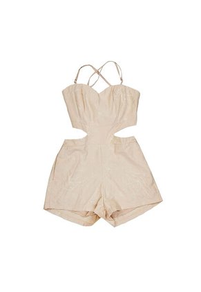 VESTIDO DYABOO MUJER DF12063 BEIGE Talla L