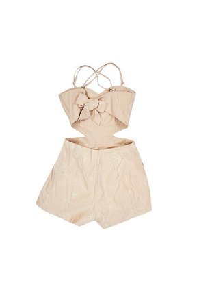 VESTIDO DYABOO MUJER DF12063 BEIGE Talla L